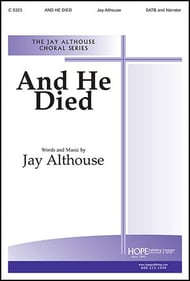 And He Died SATB choral sheet music cover Thumbnail